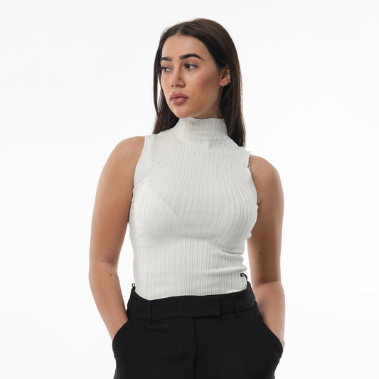 Turtle Neck Sleeveless Knit Sweater | 3 Colors