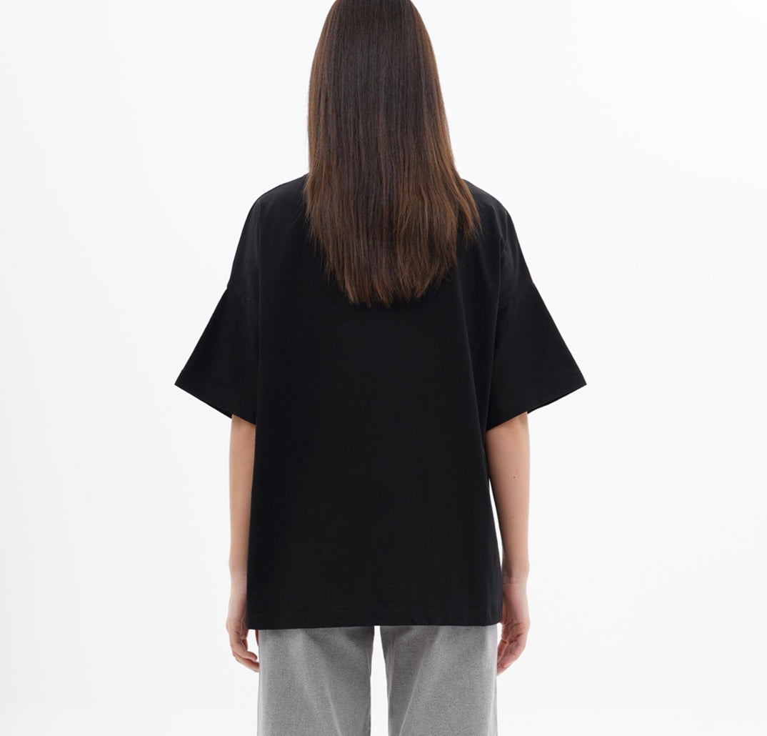 Plain Cotton Oversize T-shirt